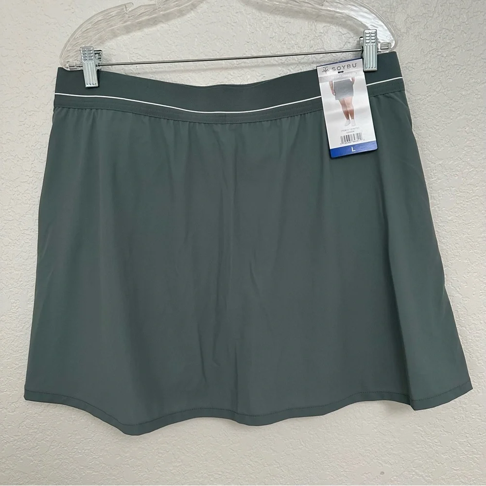 Soybu Womens Skort Green Skirt Inner Shorts - Picture 2 of 11